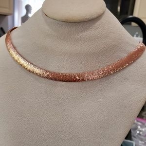 👑SEMIPRECIOUS DYADEMA ITALY BRONZE-CLAD SS OMEGA